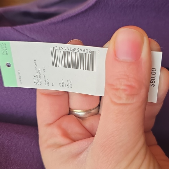 Purple Ruffle Dress - Picture 3 of 5